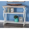 Farmhouse Wood Console Table Off White - Olivia & May