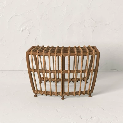 Topanga Club Chair With Ottoman - Blue/Brown - Opalhouse™ Designed With Jungalow™ - Image 7