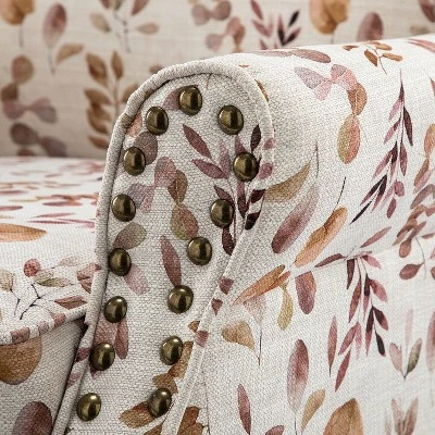 Araceli Traditional Comfy Floral Livingroom Armchair | ARTFUL LIVING DESIGN - Image 7