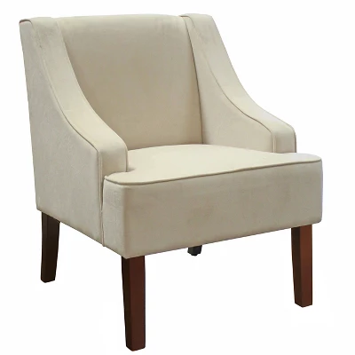 Velvet Swoop Armchair - HomePop - Image 17