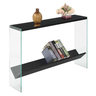 SoHo V Console Table With Shelf - Breighton Home - Image 2