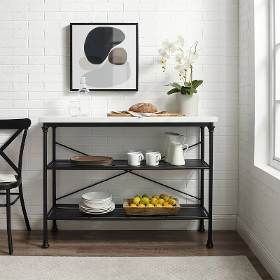 Madeleine Console Matte Black - Crosley - Image 4