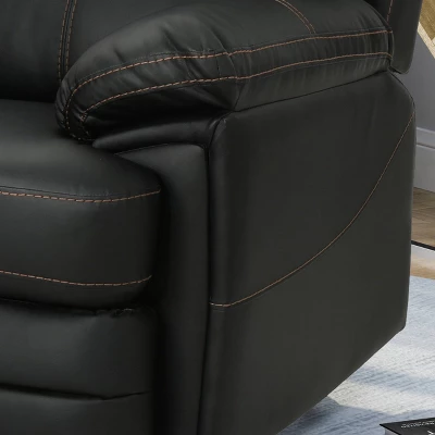 Elodie Leather Swivel Power Recliner - Christopher Knight Home - Image 3