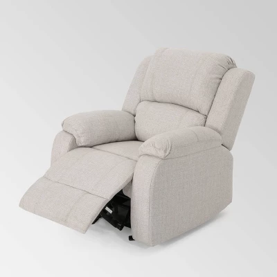 Mozelle Classic Gliding Recliner Beige - Christopher Knight Home - Image 3