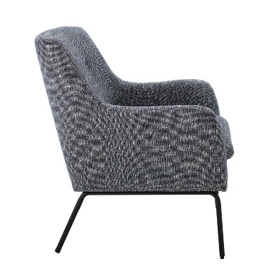 Glenn Mid-Century Modern Accent Chair Blue/White - Project 62™ - Image 3