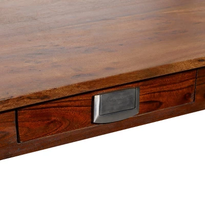 Modern Wood Rectangle Console Table - Olivia & May - Image 2