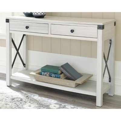 Bayflynn Console Sofa Table White - Signature Design By Ashley