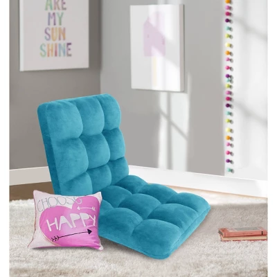 Esme Kids' Recliner Chair Aqua - Chic Home - Image 4