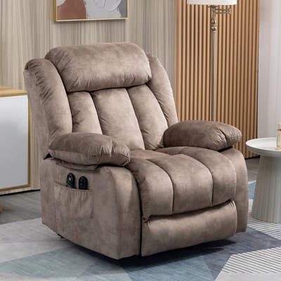 Big And Soft Multifunctional Power Lift Heated Massage Recliner - Kinwell - Image 9