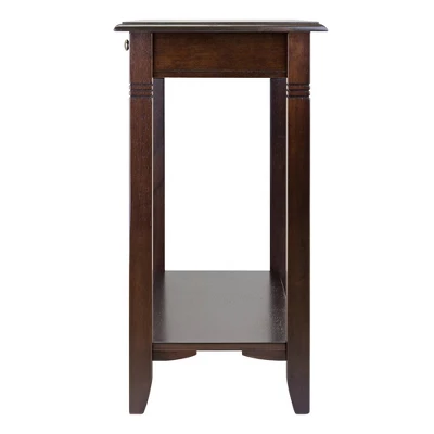 Nolan Console Table With Drawer Cappuccino - Winsome - Image 3
