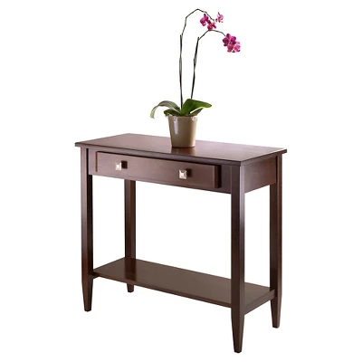 Richmond Console Table With Tapered Leg Walnut Finish - Winsome - Image 2