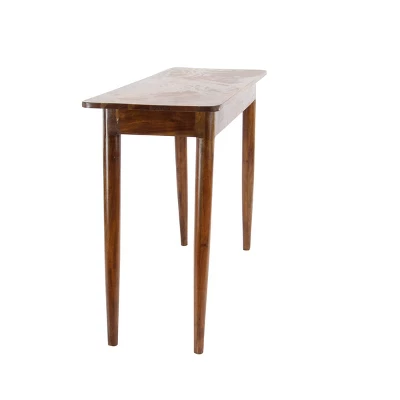 Modern Wood Rectangle Console Table - Olivia & May - Image 7