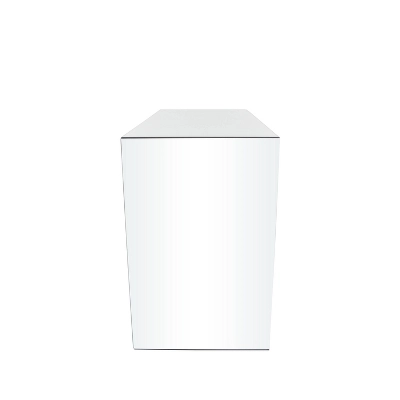 Glam Mirror And Glass Console Table Desk Silver - Olivia & May - Image 7