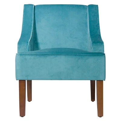 Velvet Swoop Armchair - HomePop - Image 14