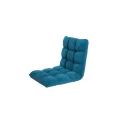 Esme Kids' Recliner Chair Dark Blue - Chic Home