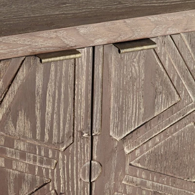 55 Downing Street Bazel 31 1/2" Wide Wooden 2-Door Cabinet - Image 4