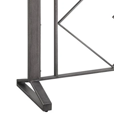 68" Evangeline Console Table Salvaged Brown/Black Finish - Acme Furniture - Image 4