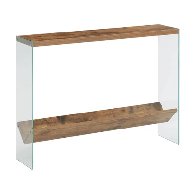 SoHo V Console Table With Shelf - Breighton Home - Image 5
