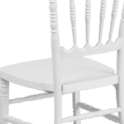 Flash Furniture HERCULES Series Resin Stacking Napoleon Chair - Image 5