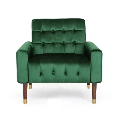 Bourchier Modern Glam Velvet Armchair - Christopher Knight Home - Image 6