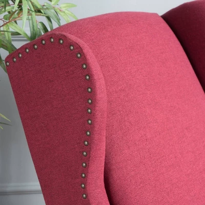 Wescott Traditional Fabric Recliner Deep Red - Christopher Knight Home - Image 2