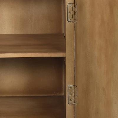 Glover Boho Cabinet Gray Antique - Christopher Knight Home - Image 3