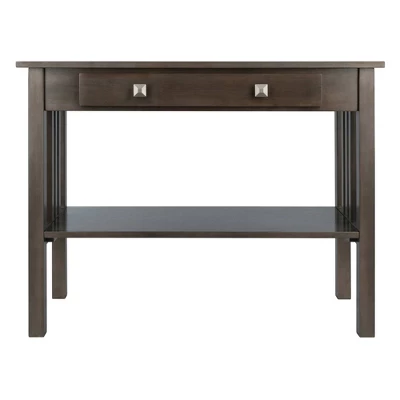 Stafford Console Hall Table Oyster Gray - Winsome - Image 2