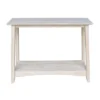 Shaker Console Table Unfinished - International Concepts