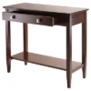 Richmond Console Table With Tapered Leg Walnut Finish - Winsome