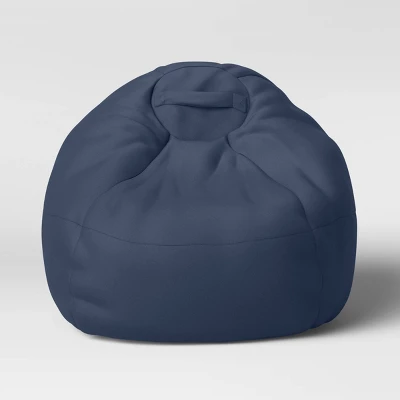Canvas Kids' Bean Bag Navy - Pillowfort™ - Image 2