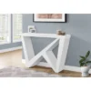 Asymmetrical Based Console Table White - EveryRoom