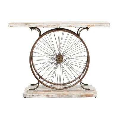 Rustic Console Table Brown - Olivia & May - Image 3