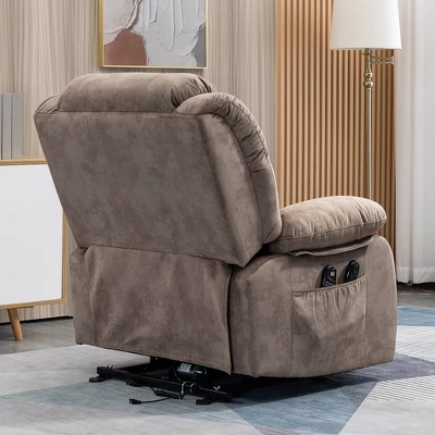 Big And Soft Multifunctional Power Lift Heated Massage Recliner - Kinwell - Image 8