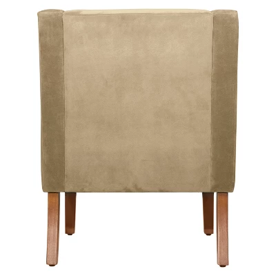 Velvet Swoop Armchair - HomePop - Image 3