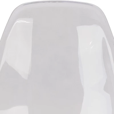 Flash Furniture Elon Series Ghost Chair With Gold Metal Base - Image 9