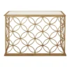 Rectangular Traditional Modern Metal Console Table Gold - Olivia & May