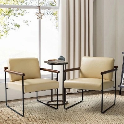 Set Of 2 Elisa Arm Chair With Special Arms | ARTFUL LIVING DESIGN - Image 11