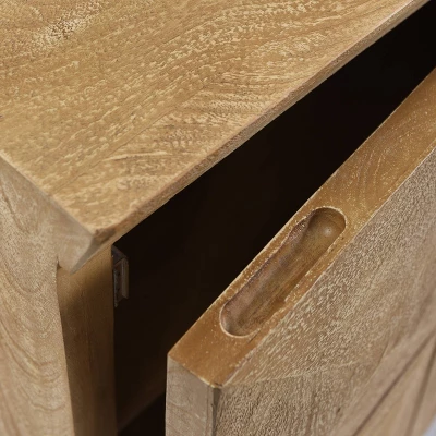 Glover Boho Cabinet Gray Antique - Christopher Knight Home - Image 4