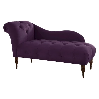 Custom Upholstered Tufted Chaise - Skyline Furniture - Image 3
