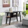 Newport Mike W Console Table With Drawer Espresso - Breighton Home