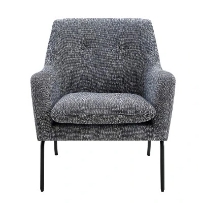 Glenn Mid-Century Modern Accent Chair Blue/White - Project 62™ - Image 2