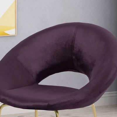 Pincay Modern Glam Velvet Accent Chair - Christopher Knight Home - Image 2