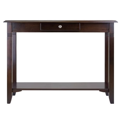 Nolan Console Table With Drawer Cappuccino - Winsome - Image 2