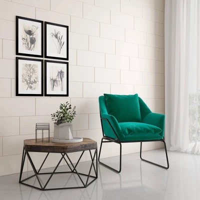 Alisa Velvet Accent Chair - Room & Joy - Image 4