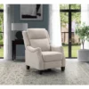 Kevin Fabric Tufted Pushback Recliner Cream - Abbyson Living