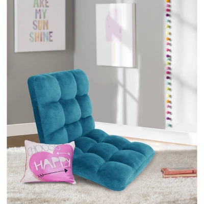 Esme Kids' Recliner Chair Teal - Chic Home - Image 4