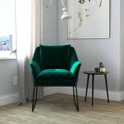 Alisa Velvet Accent Chair - Room & Joy - Image 2