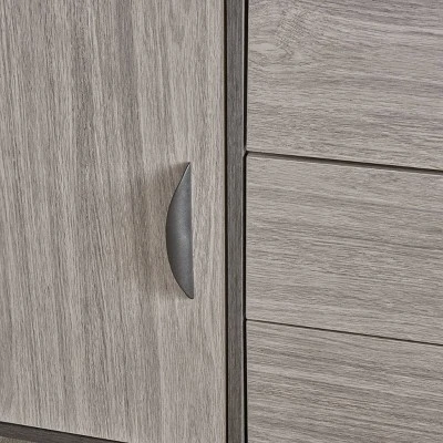 Sincere Mid Century Modern Multipurpose Cabinet Sonoma Gray - Christopher Knight Home - Image 2