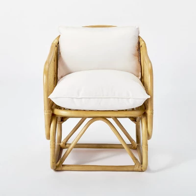 Rialto Woven Barrel Back Chair With Cushion - Threshold™ Designed With Studio McGee