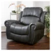 Charlie Faux Leather Glider Recliner Club Chair - Christopher Knight Home